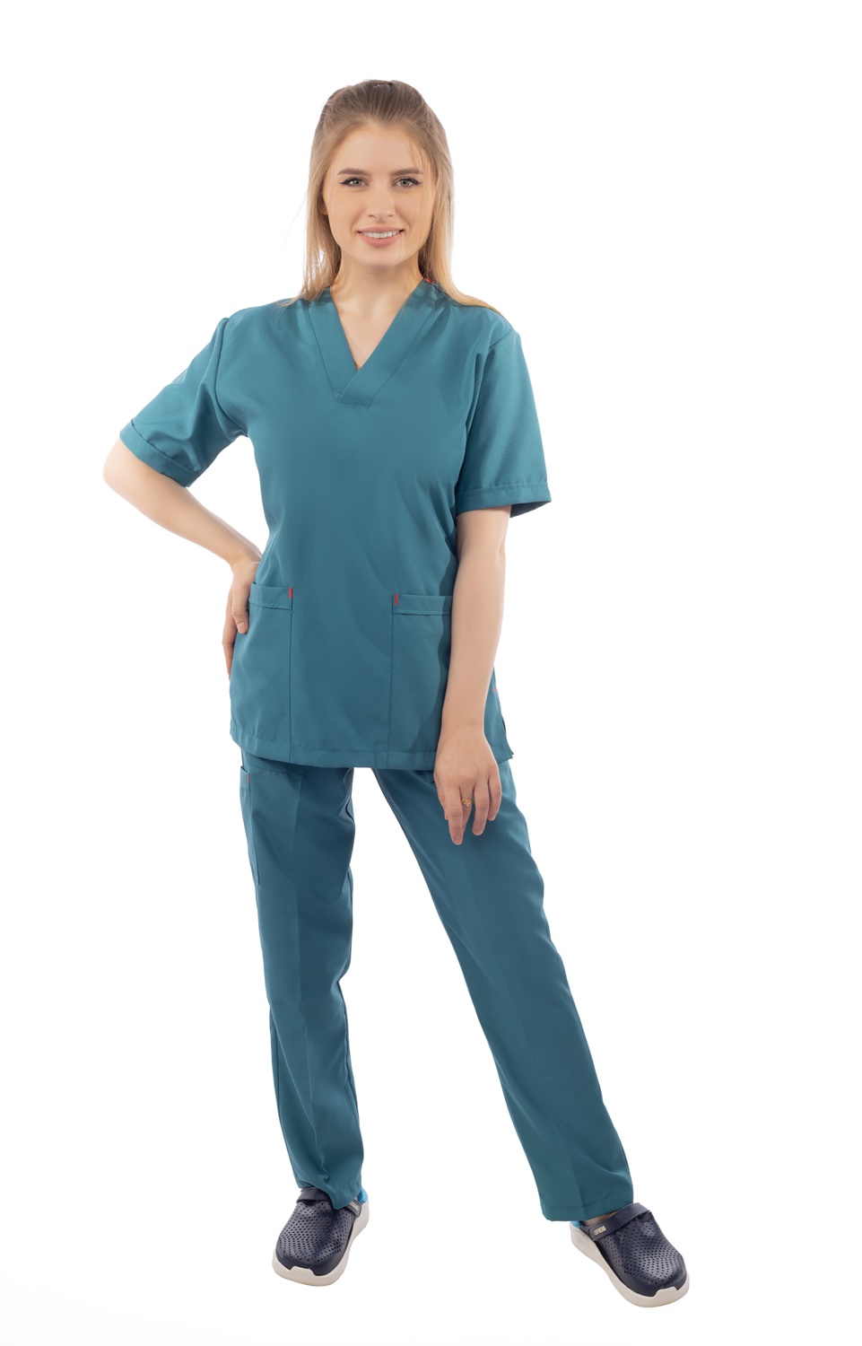 Female Scrubs (V-Shaped neck ) (Apex) | DentaCarts | Dental Cart