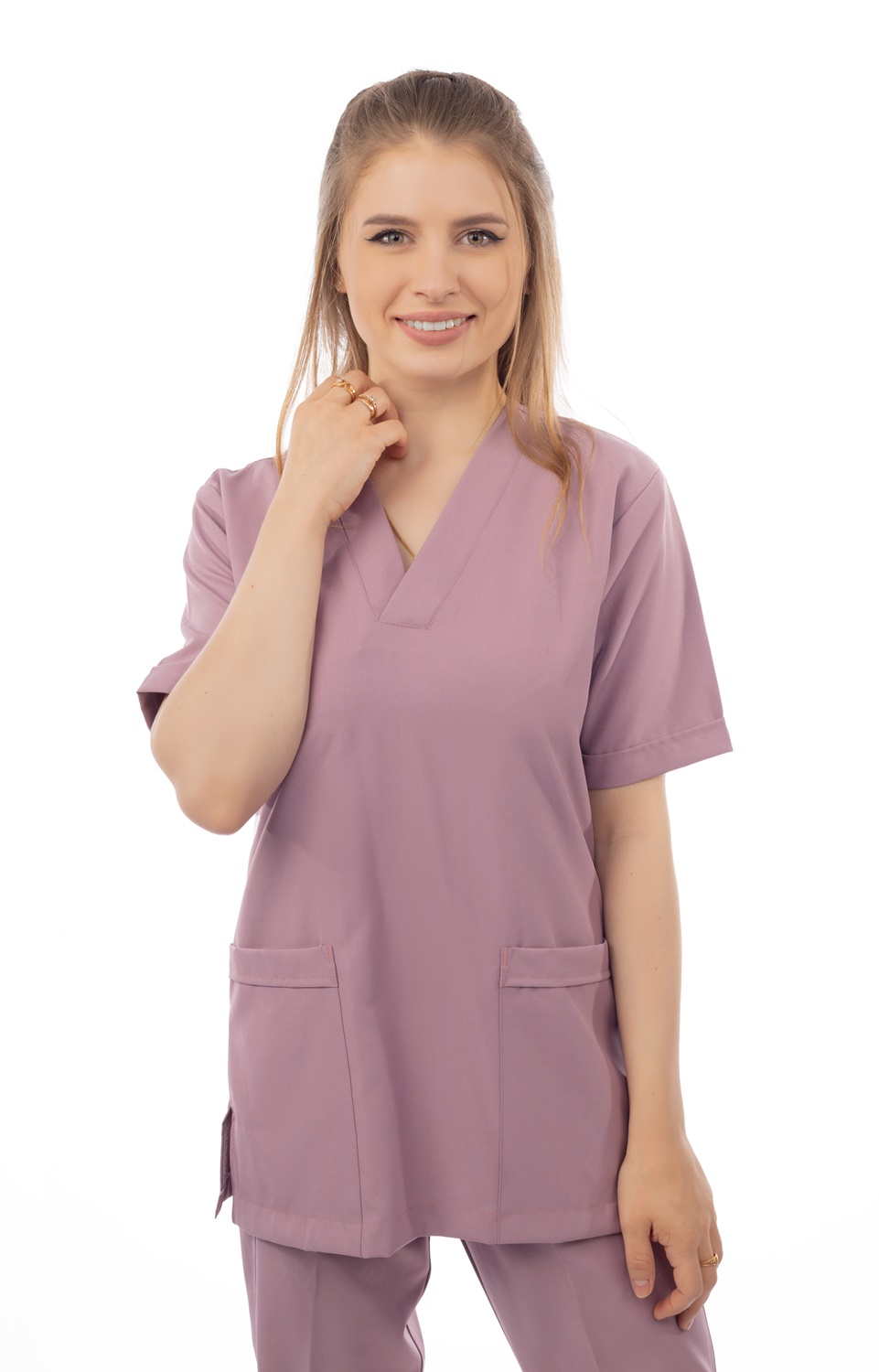 Female Scrubs (V-Shaped neck ) (Apex) | DentaCarts | Dental Cart