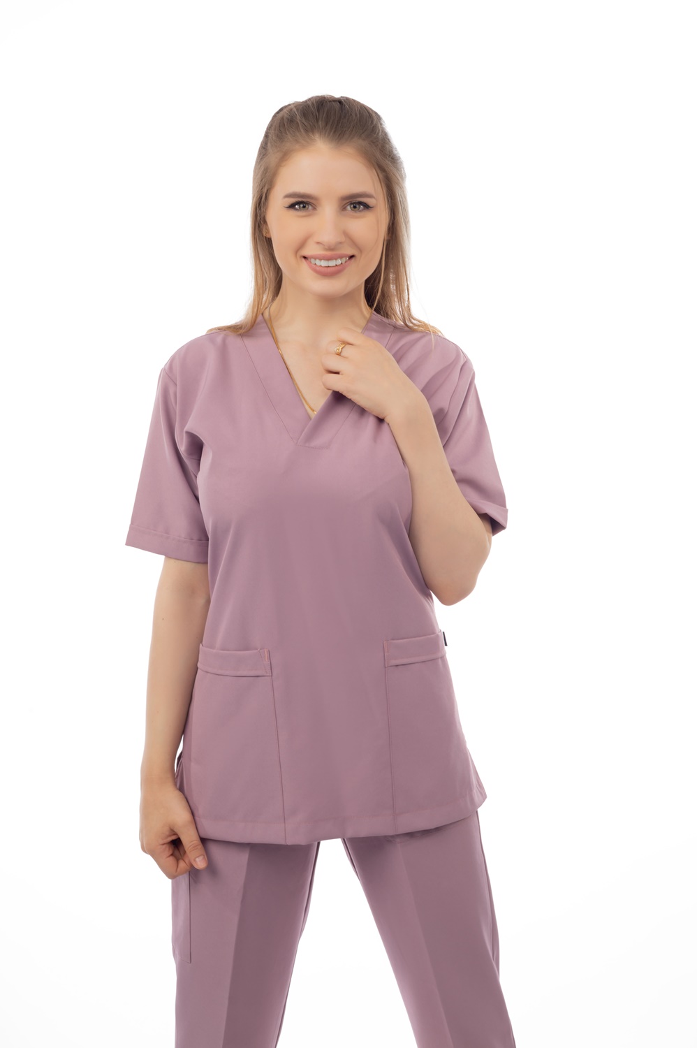 Female Scrubs (V-Shaped neck ) (Apex) | DentaCarts | Dental Cart