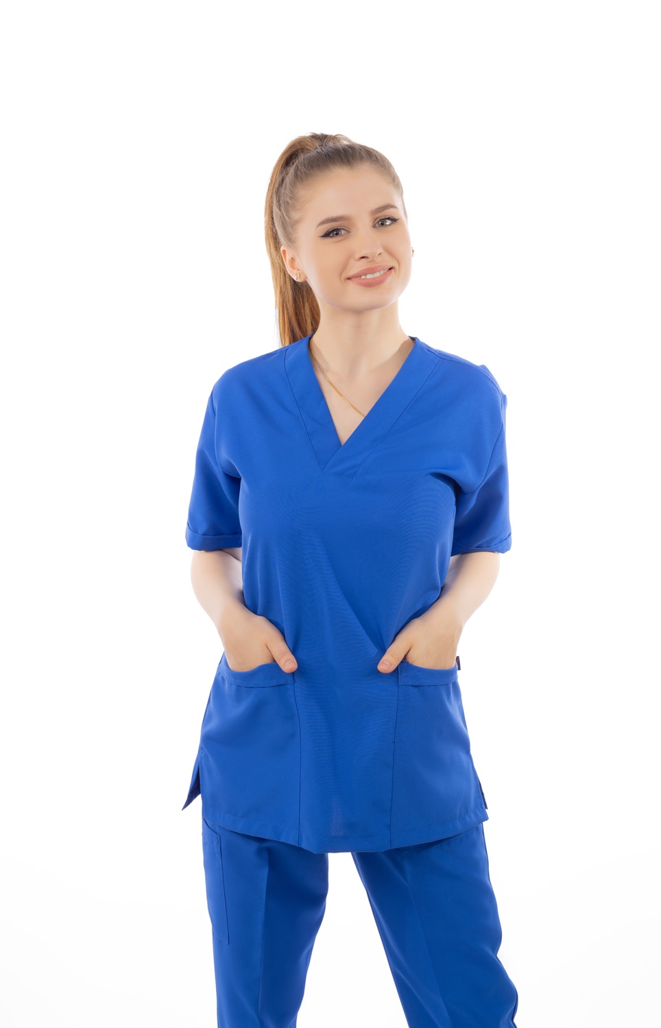 Female Scrubs (V-Shaped neck ) (Apex) | DentaCarts | Dental Cart