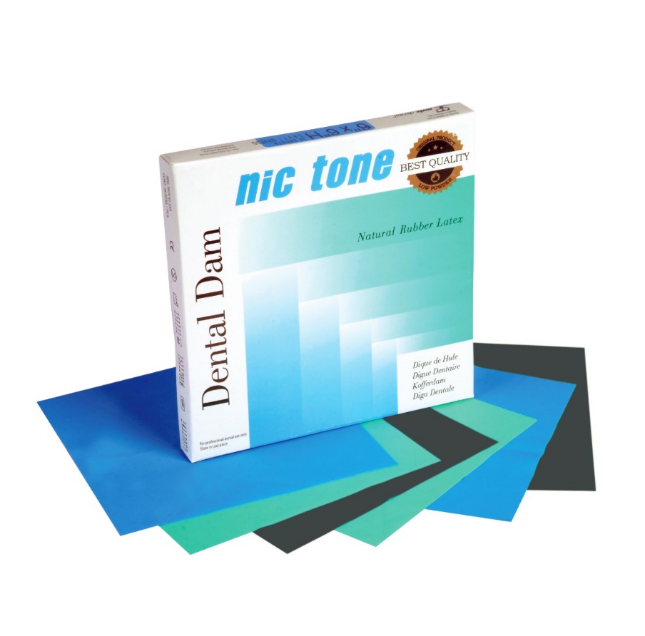 DENTAL NIC TONE RUBBER LATEX MEDIUM | DentaCarts | Dental Cart