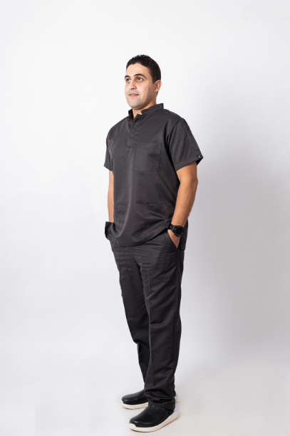 Creation Half collar Scrub (Men) Gabardine | DentaCarts | Dental Cart