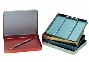 Larident Autoclavable Aluminum Instruments Tray | DentaCarts | Dental Cart