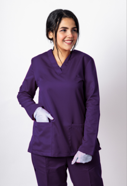 Creation Female Scrubs V-cut (polyester) | DentaCarts | Dental Cart