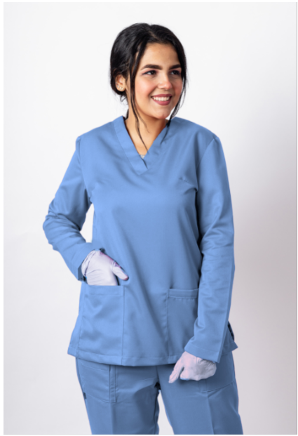 Creation Female Scrubs V-cut (polyester) | DentaCarts | Dental Cart