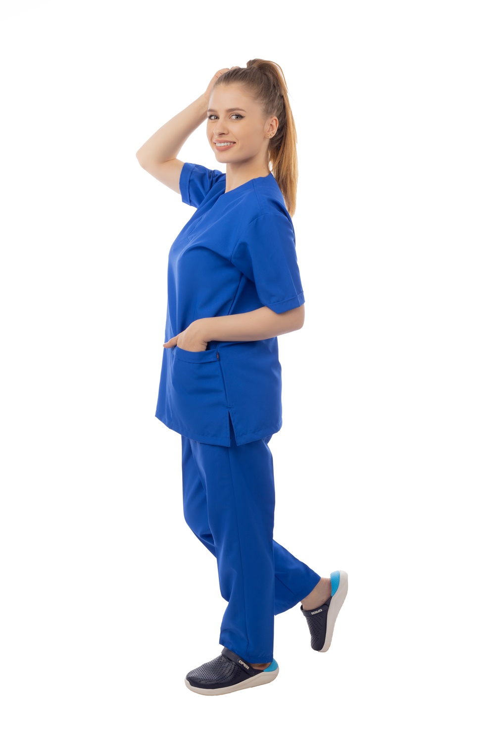 Female Scrubs (V-Shaped neck ) (Apex) | DentaCarts | Dental Cart