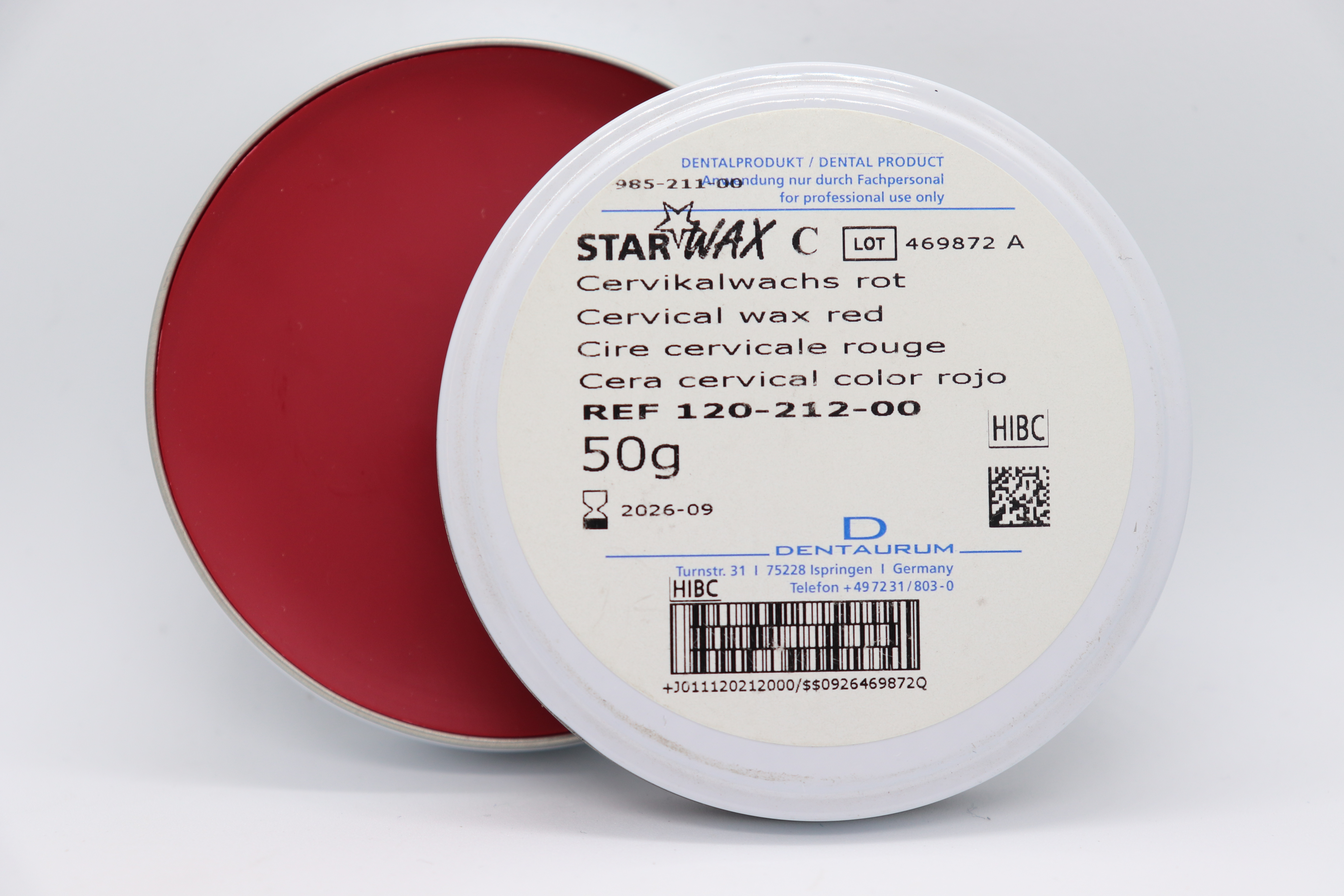 Dentaurum Cervical Star Wax Red | DentaCarts | Dental Cart