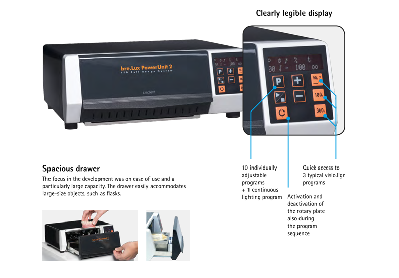 Bredent Bre.Lux Power Unit 2 Set Basic Unit With Hand | DentaCarts | Dental Cart