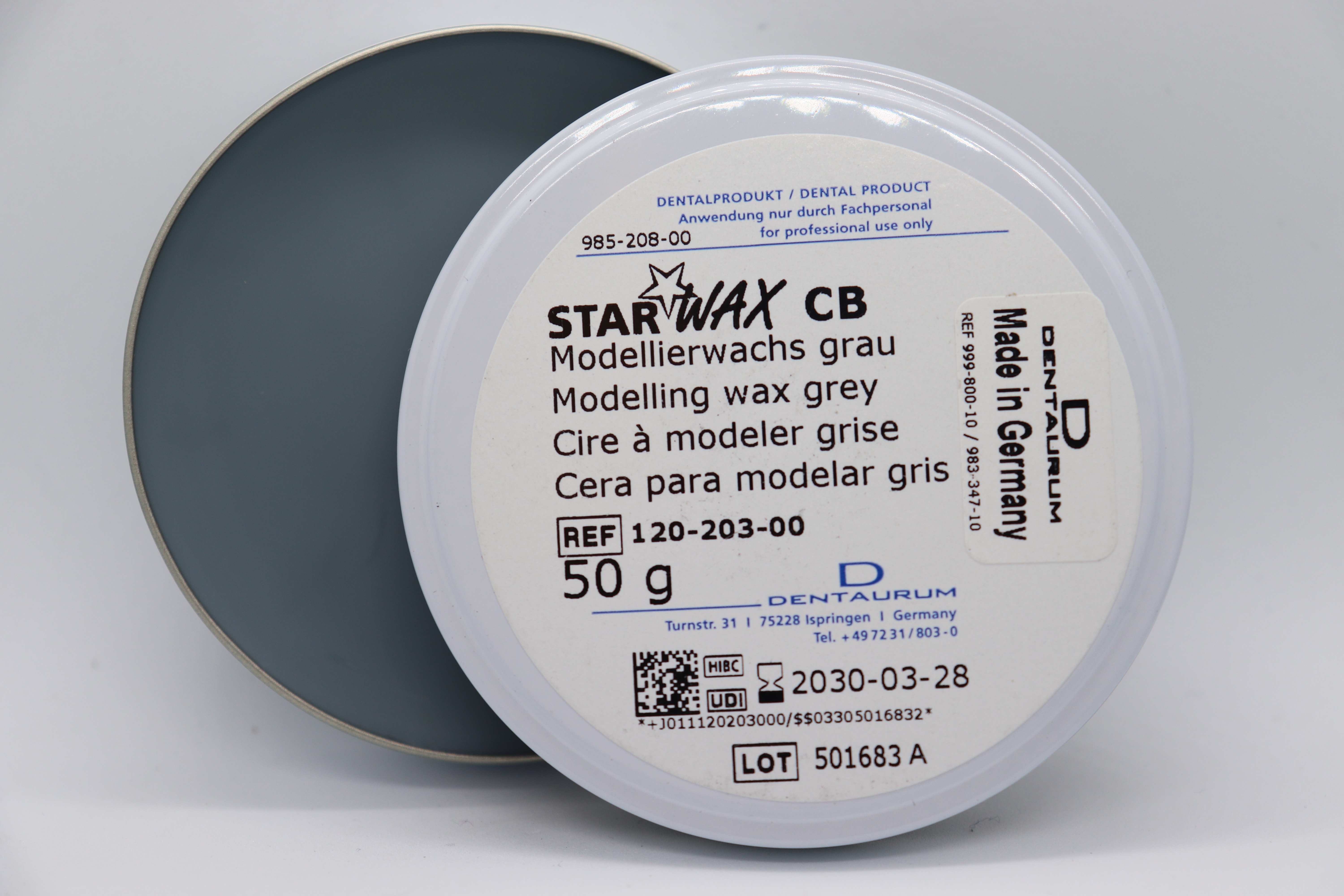 Dentaurum Carving Star Wax Grey | DentaCarts | Dental Cart