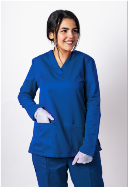 Creation Female Scrubs V-cut (polyester) | DentaCarts | Dental Cart