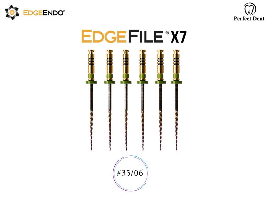 EdgeEndo EdgeFile X7 6 Files | DentaCarts | Dental Cart