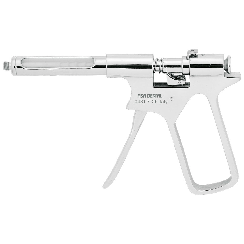 ASA Pistol Intralingual Syringe Metric Thread | DentaCarts | Dental Cart