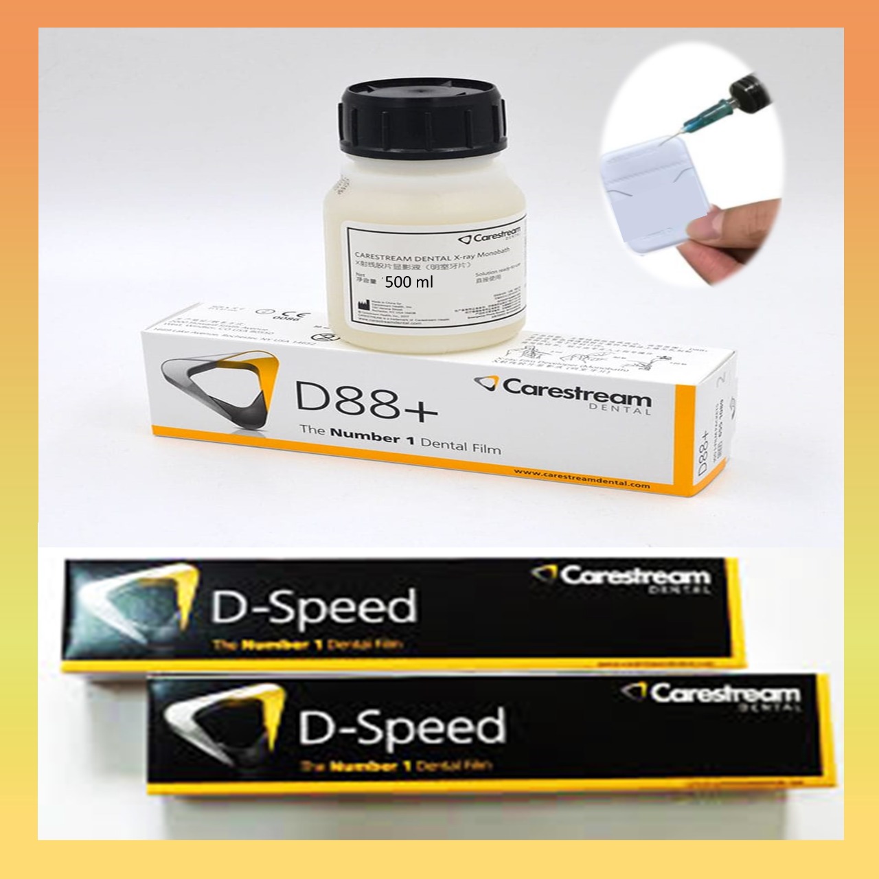 Carestream Kodak D88 Injectable X-Ray Films | DentaCarts | Dental Cart