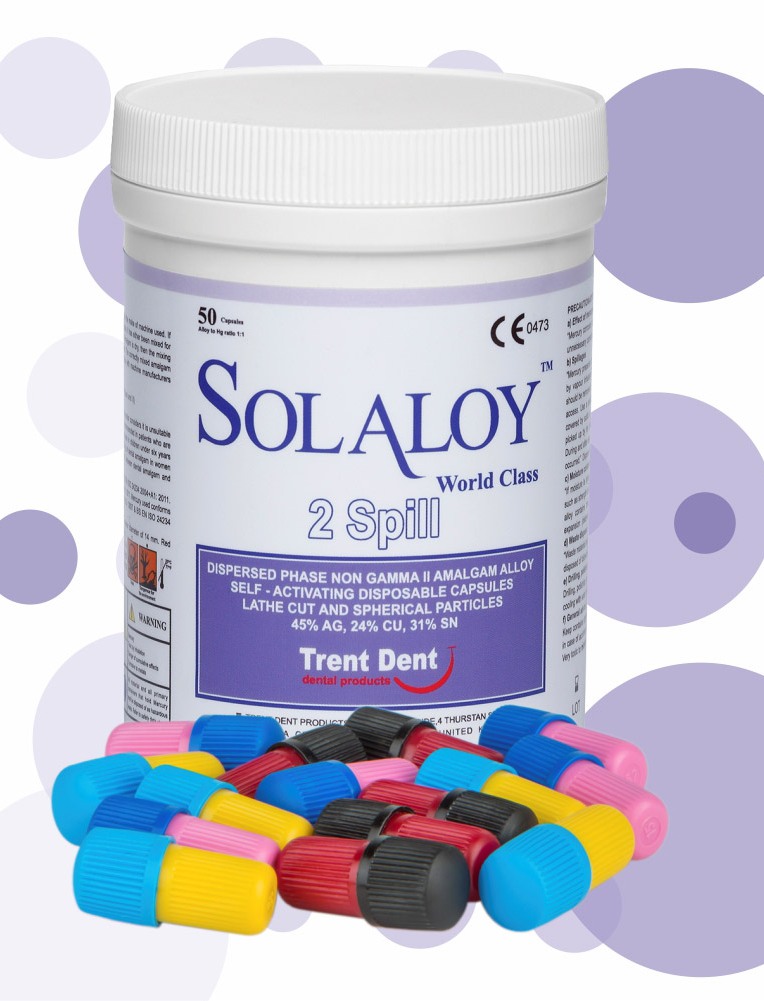 Trent Dent Amalgam Solaloy Spill 2 - 50 Capsules | DentaCarts | Dental Cart