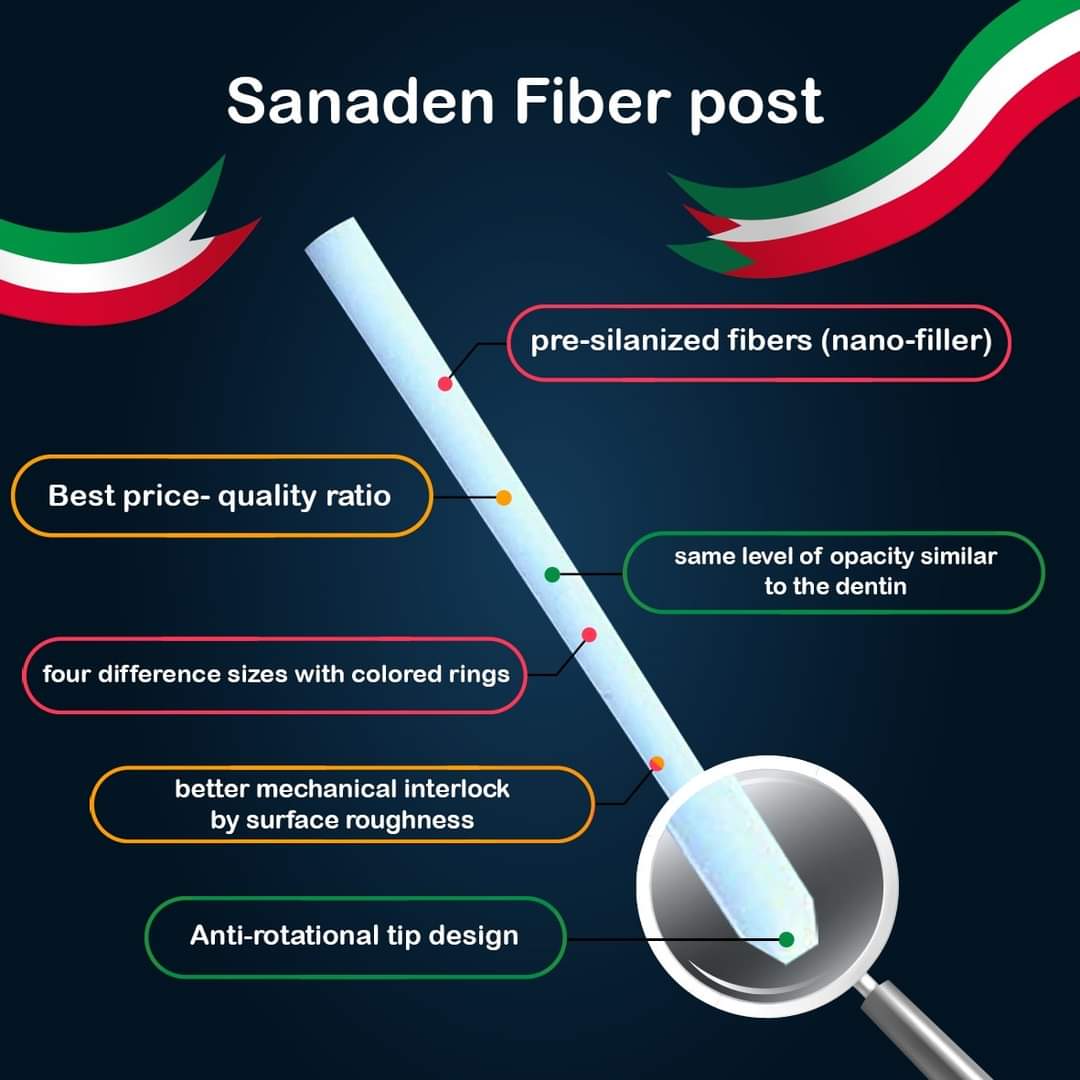 Sanden Fiber post | DentaCarts | Dental Cart