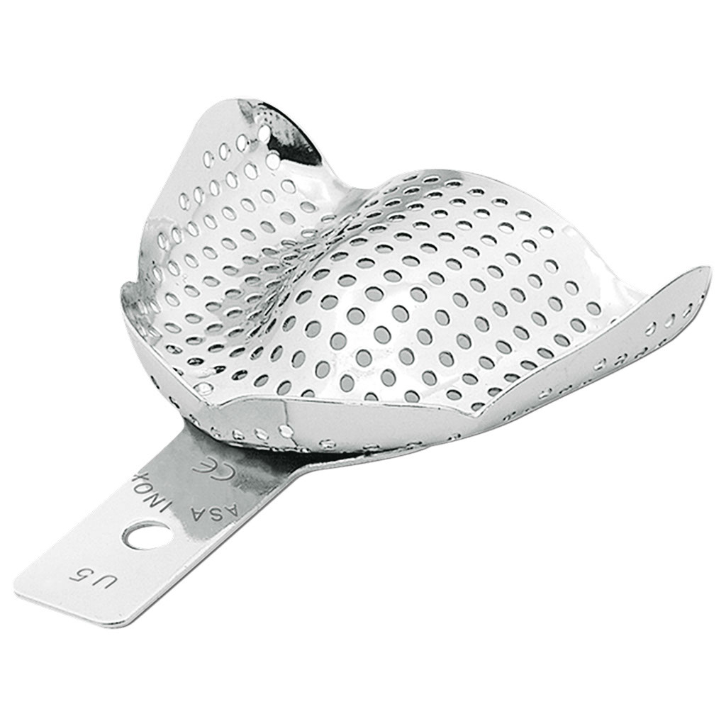 ASA S.S Perforated Impression Trays Edentulous | DentaCarts | Dental Cart