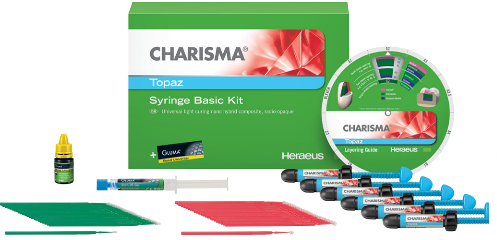 Kulzer Charisma Topaz Syringes and Gluma Bond universal and etch | DentaCarts | Dental Cart
