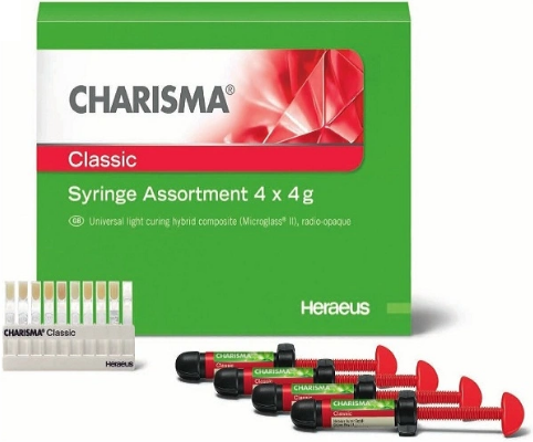 Kulzer Charisma Classic Syringe Assortment 4X4g | DentaCarts | Dental Cart