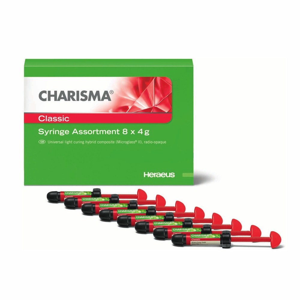Kulzer Charisma Classic Syringe Assortment 8X4g | DentaCarts | Dental Cart