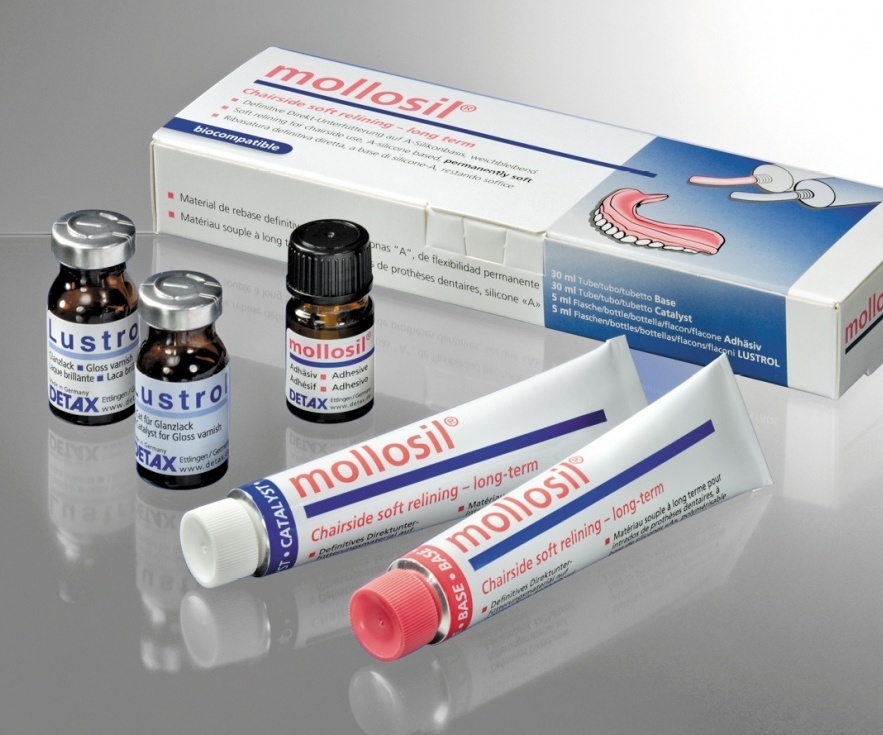 DETAX mollosil Long-term relining material | DentaCarts | Dental Cart