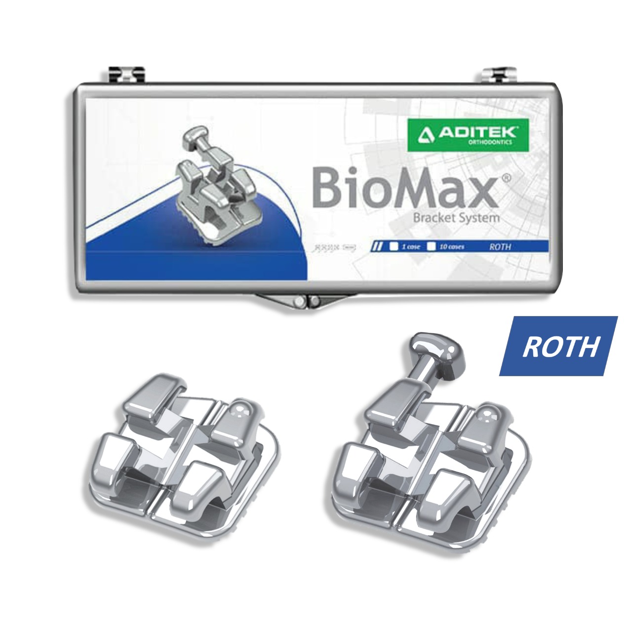 Aditek Biomax Roth Bracket | DentaCarts | Dental Cart
