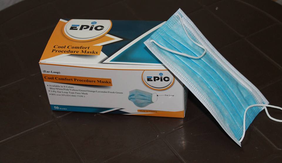 Epic EARLOOP FACE MASK | DentaCarts | Dental Cart