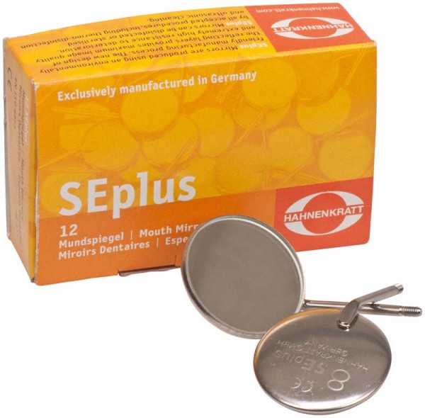 HAHNENKRATT SE plus Mirror Head (12pcs) | DentaCarts | Dental Cart