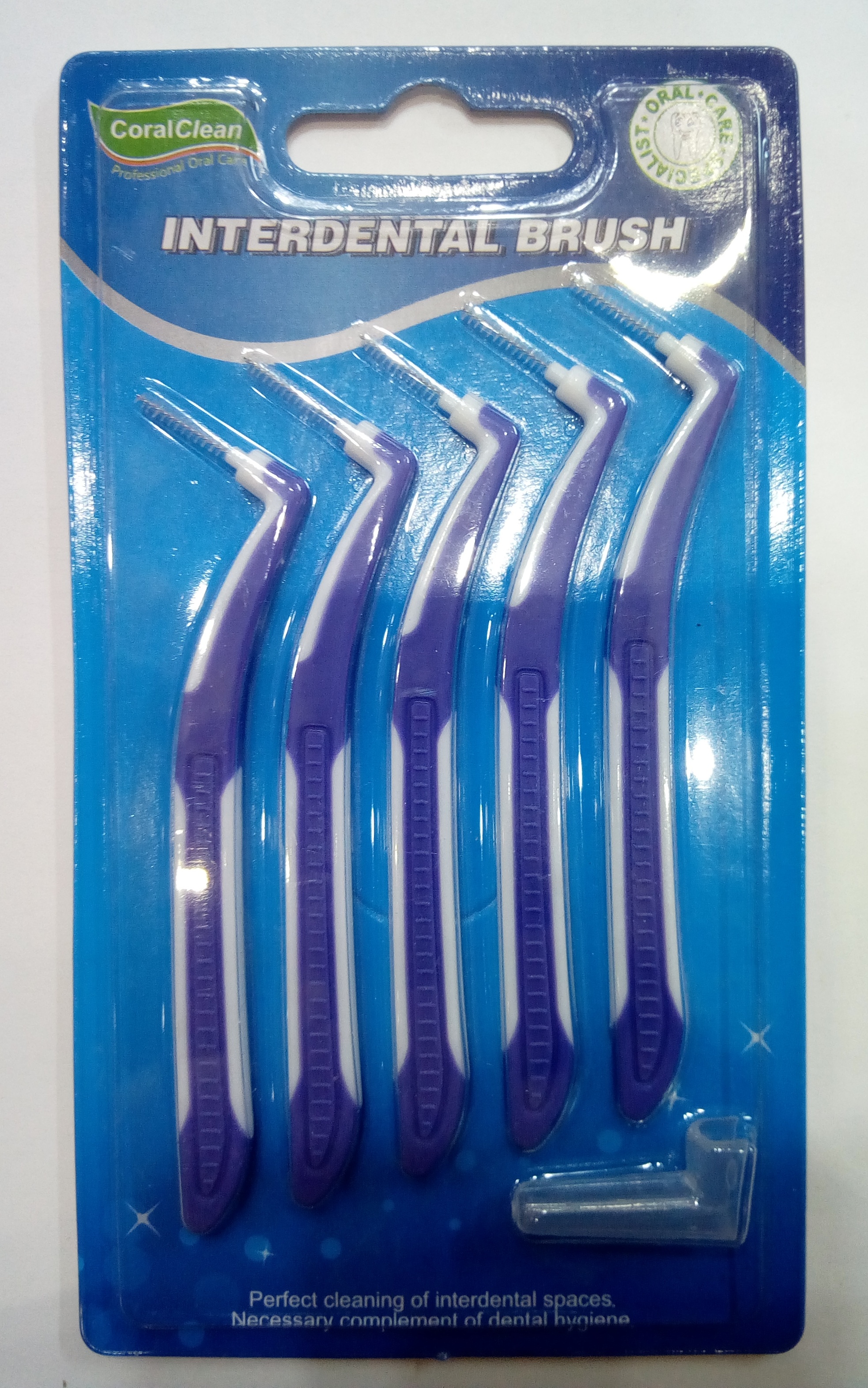 Interdental Brush Blue Long (5pcs) | DentaCarts | Dental Cart
