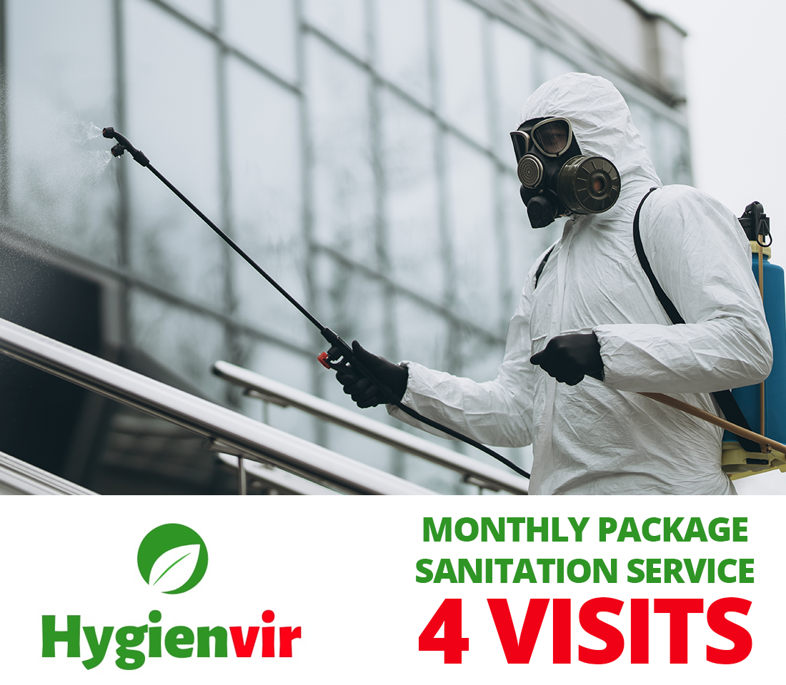 Hygienvir -  Application of Monthly Disinfection for Dental Clinics (4 visits) | DentaCarts | Dental Cart