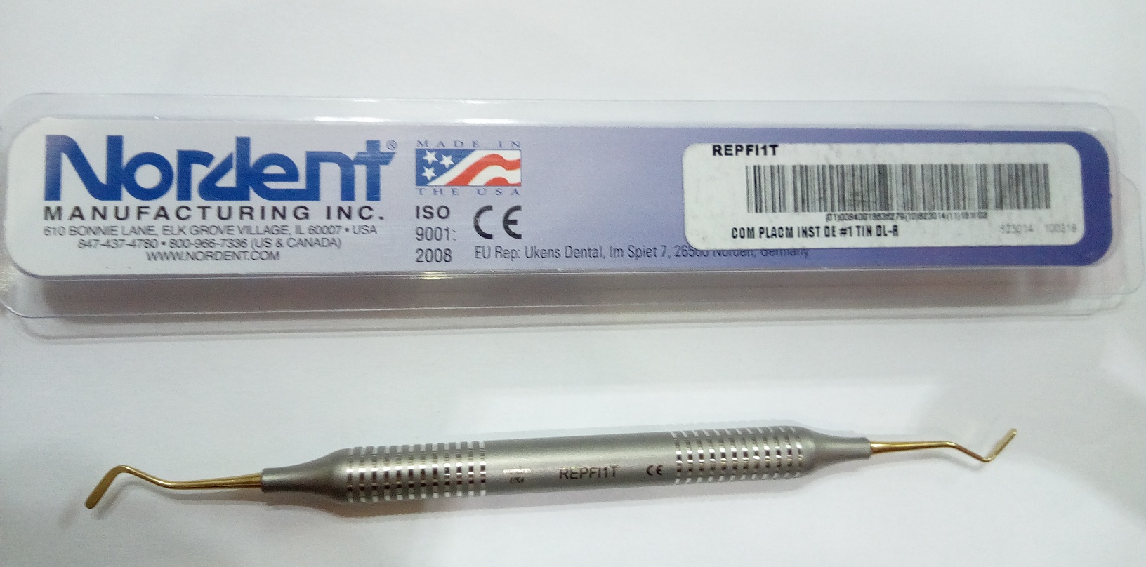 Nordent Gold-Plated Plastic Instrument | DentaCarts | Dental Cart