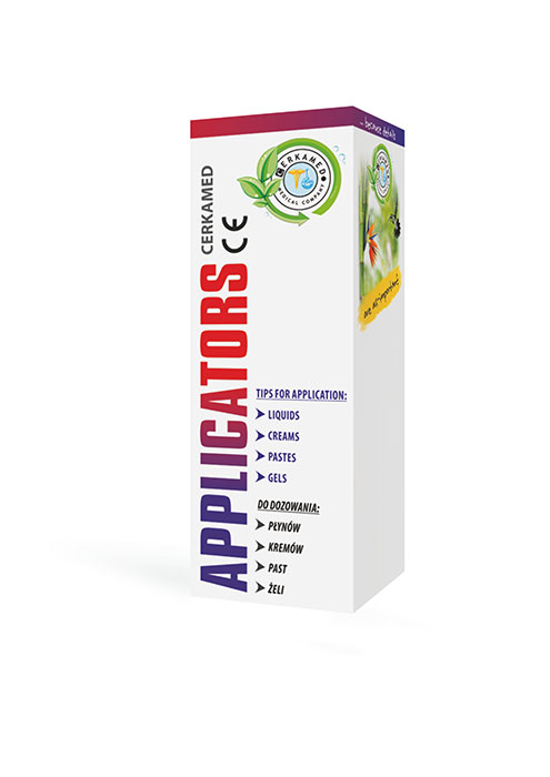 CERKAMED Elastic applicators for pastes, creams, gels (10 pcs) | DentaCarts | Dental Cart