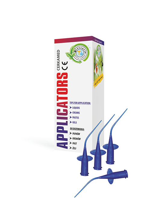 CERKAMED Elastic applicators for pastes, creams, gels (10 pcs) | DentaCarts | Dental Cart