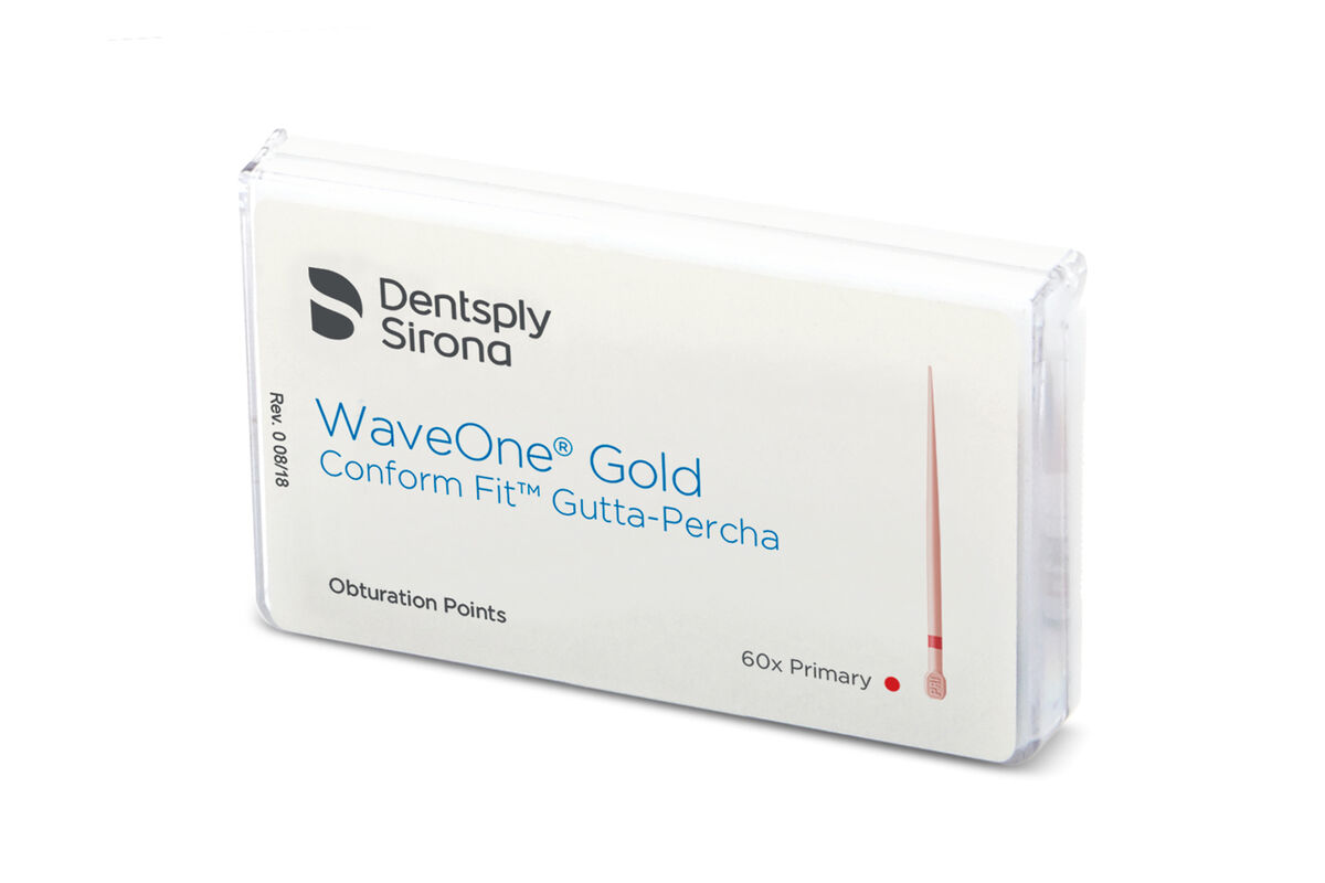 Dentsply WaveOne Gold Conform Fit Gutta-Percha Points (60 Pcs) | DentaCarts | Dental Cart