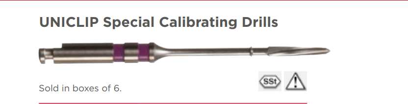 Dentsply Unimetric Special Calibrating Drill 108 (Box of 6) | DentaCarts | Dental Cart