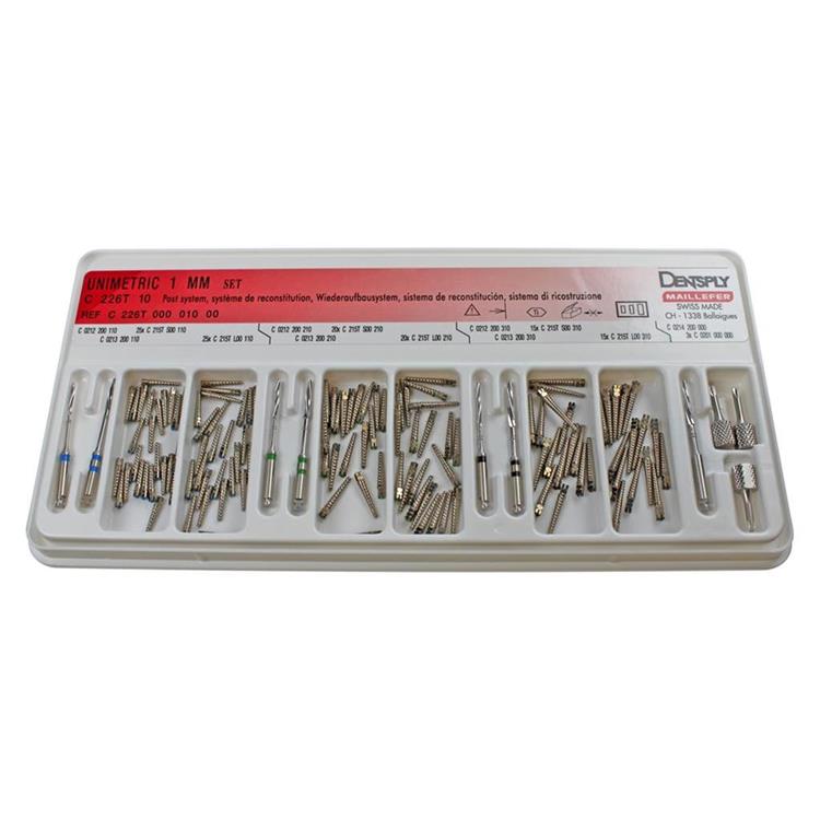 Dentsply Unimetric Set Titanium 1mm | DentaCarts | Dental Cart