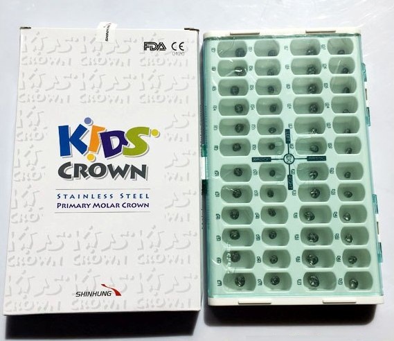 KIDS STAINLESS STEEL CROWNS KIT (48PCS) | DentaCarts | Dental Cart