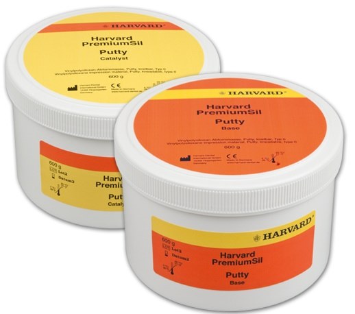 Harvard PremiumSil Putty Fast -2x600g + Light | DentaCarts | Dental Cart