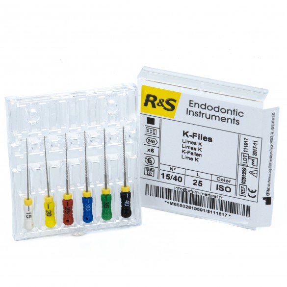 R&S France K-Files  (6pcs) | DentaCarts | Dental Cart