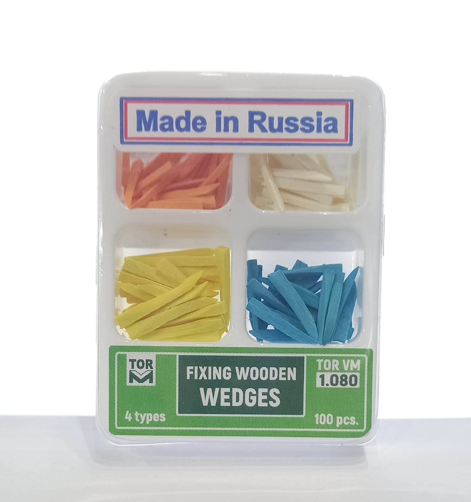 TOR-VM Fixing Wooden Wedges (100pcs) - 4 Types | DentaCarts | Dental Cart