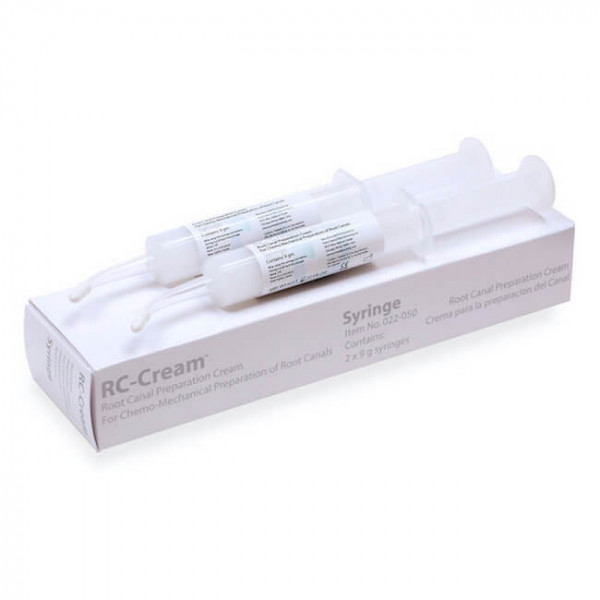 RC-Cream Kit, Root Canal Preparation Cream, 2x9g Syringes | DentaCarts | Dental Cart
