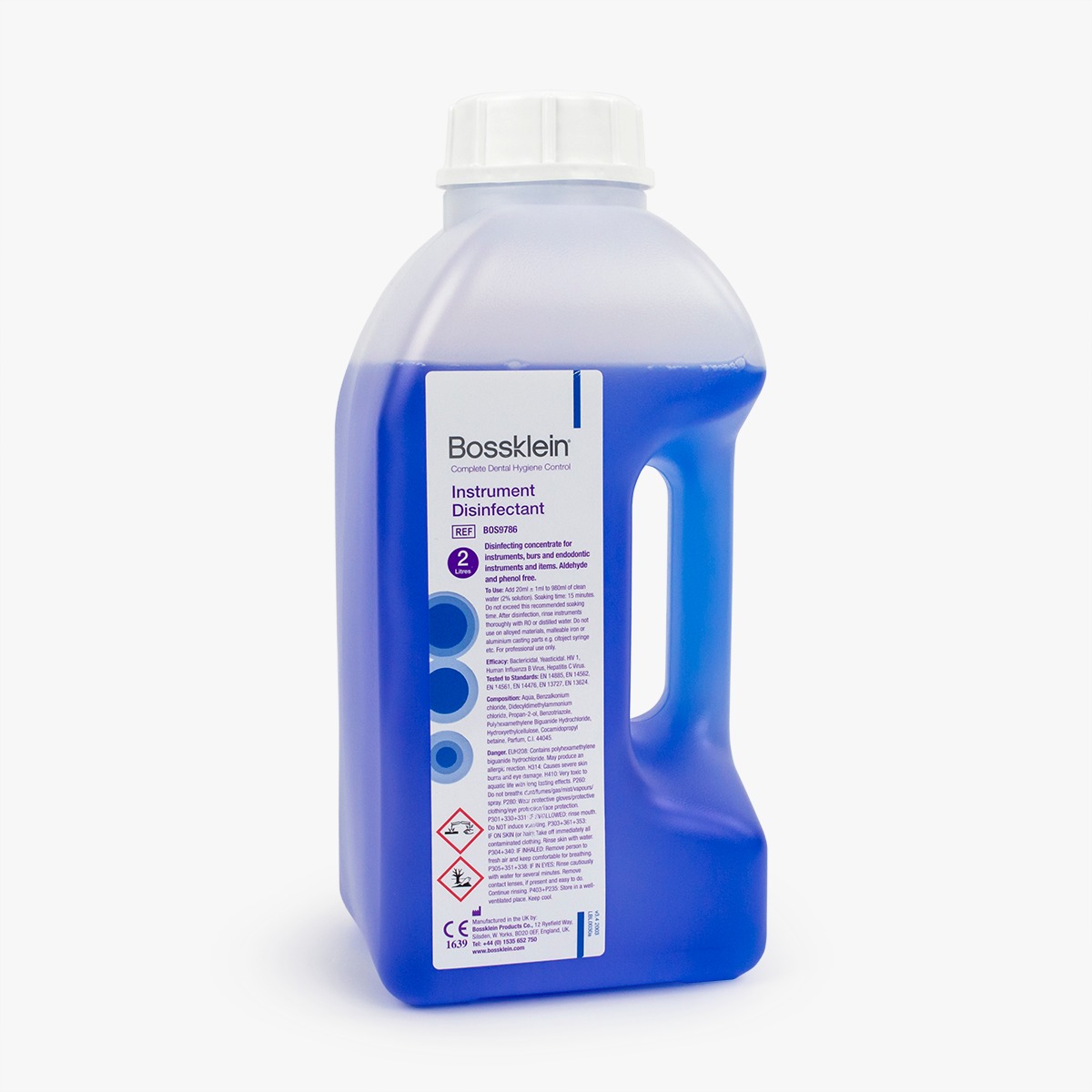 BossKlein Instrument Disinfectant  2L | DentaCarts | Dental Cart