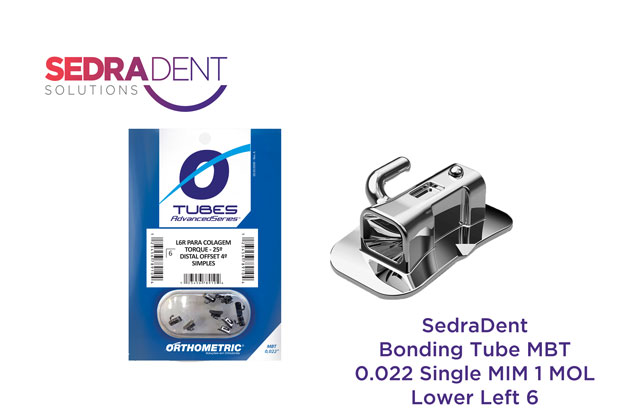 Orthometric Buccal Tube MBT 0.022 Single MIM 1 MOL | DentaCarts | Dental Cart