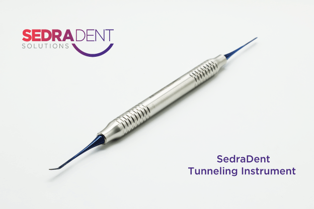 Sedradent tunneling instrument blue titanium | DentaCarts | Dental Cart