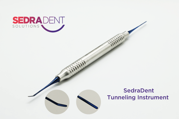 Sedradent tunneling instrument blue titanium | DentaCarts | Dental Cart