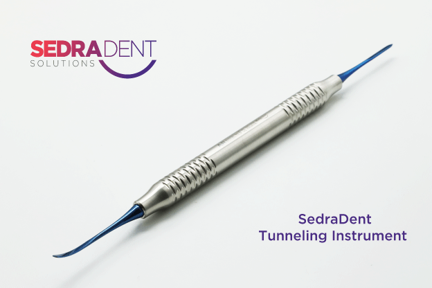 Sedradent tunneling instrument blue titanium | DentaCarts | Dental Cart