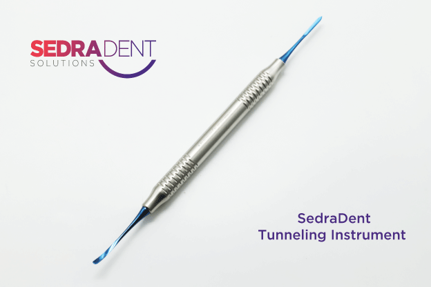 Sedradent tunneling instrument blue titanium | DentaCarts | Dental Cart