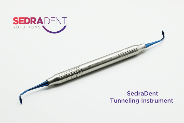 Sedradent tunneling instrument blue titanium | DentaCarts | Dental Cart