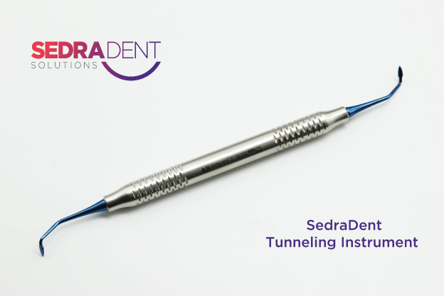 Sedradent tunneling instrument blue titanium | DentaCarts | Dental Cart