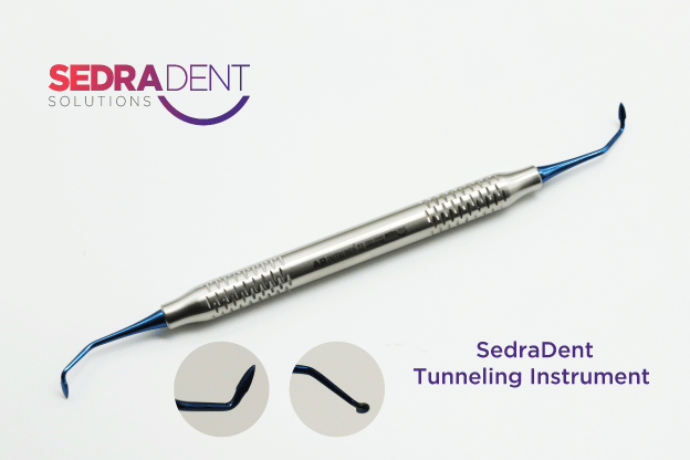 Sedradent tunneling instrument blue titanium | DentaCarts | Dental Cart