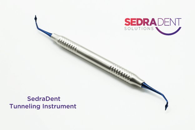 Sedradent tunneling instrument blue titanium | DentaCarts | Dental Cart